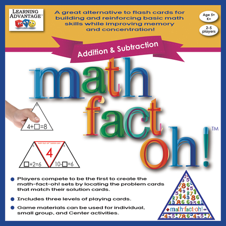LEARNING ADVANTAGE math-fact-oh Addition And Subtraction Game 2163